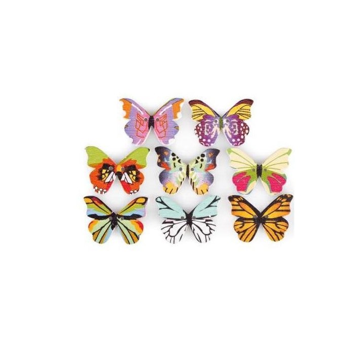 FARFALLA 8 COLORI 3XH2CM